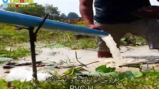 خلاقیت با لوله و اتصالات پلیکا UPVC پوش فیت ساخت پمپ آب ساده - واچارپایپ