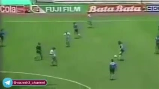 گل دست خدای مارادونا