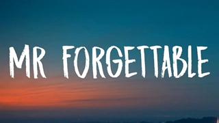 لیریک اهنگ مرد فراموش نشدنی Mr Forgettable از David Kushner