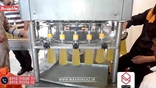 دستگاه پرکن مایعات رقیق | ماشین ساز 09157100071