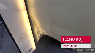 صافکاری pdr با دستگاه کامیون ایسوزو 09125347336