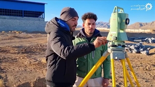 کنترل پروژه با تاریخ و ساعت ( نقشه برداری با دوربین توتال )