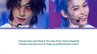 کاور هوش مصنوعی آهنگ I kissed a boy از هیونجین و فلیکس