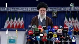 سخنان رهبرانقلاب پس از رای دادن