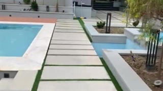 محوطه سازی ویلای شمال توسط شرکت آشیانو