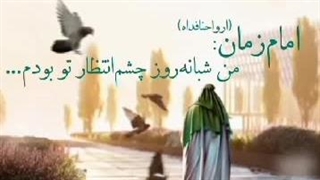 امام زمان (عج) فرمودند: من شبانه‌روز چشم انتظار تو بودم...کجا بودی؟!