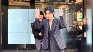Ren Meguro at Fendi Fall Winter 24 Men's Fashion Show in Milan
