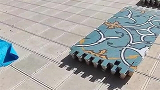 کاشیکاری مسجد لطیفی پالپوتومی