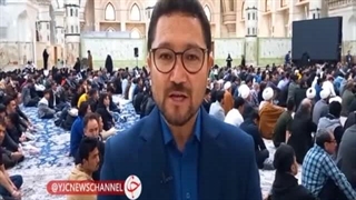 مراسم بیست و نهمین سالگرد شهادت عبدالعلی مزاری در تهران. دندان پیش