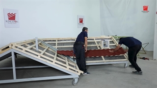 سقف شیبدار تک بر