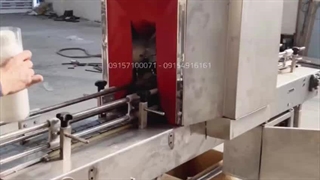 دستگاه لیبل شیرینک برقی المثنی | ماشین ساز 09157100071