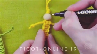 آموزش ساخت آدمک مکرومه
