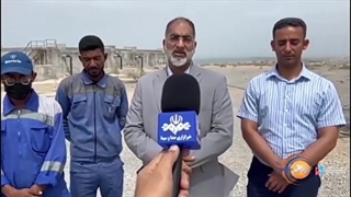 عملیات خط انتقال آب شهر درگهان به پایان رسید