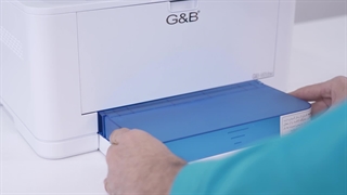 جعبه گشایی چاپگر لیزری چند منظوره جی اند بی GB ۱۴۰۱ DNW