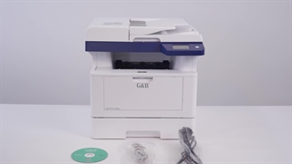 جعبه گشایی چاپگر لیزری چند منظوره جی اند بی GB ۱۴۰۳ DNW