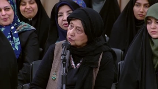 سخنان خانم آذرمی دخت صفوی از هندوستان محضر رهبر معظم انقلاب ۱۴۰۳/۱/۶