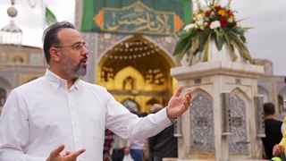 جلوه های با شکوه از افطاری شب میلاد کریم اهل بیت علیهم السلام در حرم مطهر رضوی