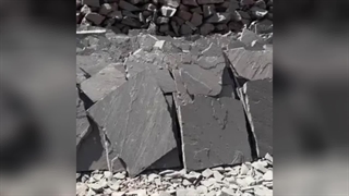 اجرای سنگ و رقه ای سنگ مالون سنگ لاشه آقای رشیدی