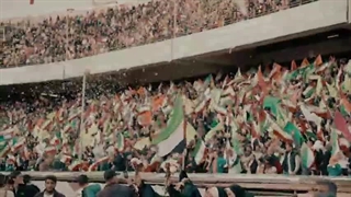 پیام یک بانوی ایرانی خطاب به رهبر جهاد اسلامی فلسطین در جشن محفل قرآنی ورزشگاه آزادی