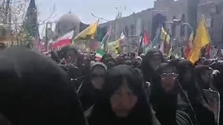 حضور پرشکوه مردم یزد در راهپیمائی روز قدس