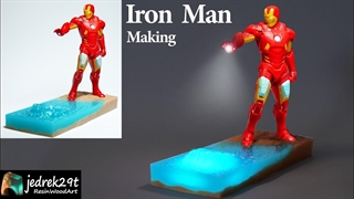 ساخت مرد آهنی از رزین اپوکسی