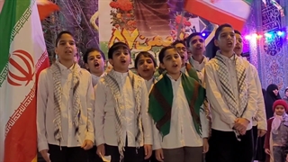 سرود جوانه های سرو انقلاب / مسجد جامع جاغرق / گروه سرود