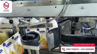 دستگاه لیبل زن پشت چسبدار دو طرفه ساخت ماشین ساز  09157100071