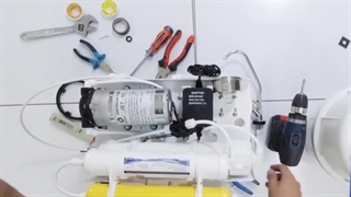 تعمیر و تعویض (کلگی) پمپ دستگاه تصفیه آب خانگی