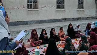 برگزاری ضیافت افطاری ماه مهمانی خدا در دبستان نیایش شهر زرآباد
