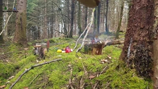 آشپزی در طبیعت | طرز تهیه پیراشکی گوشت