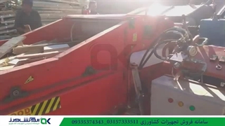 پالت خردکن تک محور همراه با نوار