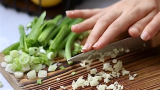 میگو با سس زعفرانی