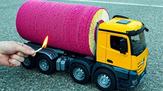 کامیون رو آتش/ کبریت راه میبرتش؟