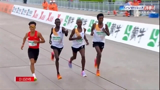 دوندگان آفریقایی در نیمه ماراتن پکن سرعت خود را کم کردن تا دونده‌ چینی اول شود