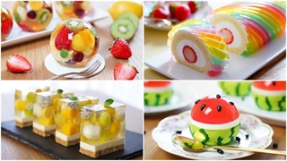 آموزش دسر کیک پنیر ژله ای زیبا