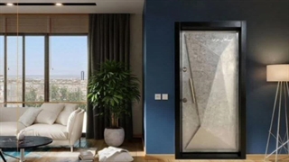 درب ضد سرقت خاص با رویه های لاکچری چوب و کامپوزیت و میکروسمنت