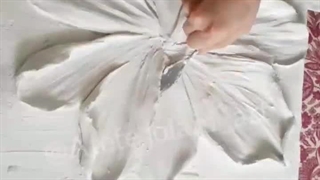 آموزش گچبری مدرن با عاطفه جولانی/ آموزش کامل یک گل ژورنالی با گچبری مدرن