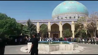 قسمت هایی از عزاداری دانشجویان تبریزی با مداحی صادق انتظاری
