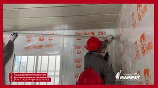 مراحل نصب کانکس ساندویچ پانل