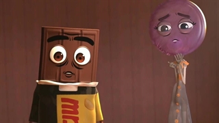 انیمیشن کوتاه جن‌گیر شکلاتی دوبله فارسی با صدای یاسر حقایق امین