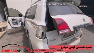 آپشن لندکروزنصب جکبرقی صندوق عقب رادارجانبی لندکروز