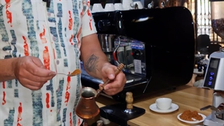 اموزش باریستا پارت(31)چطوری قهوه ترک درست کنیم،