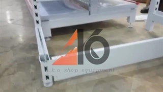 قفسه فلزی (نصب پاخور و درپوش ستون) | تجهیزات فروشگاهی آکو