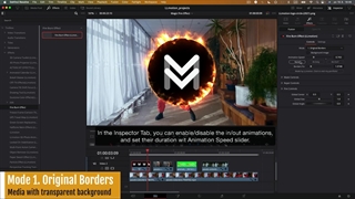 آموزش ابزار Fire Burn Effect For DaVinci Resolve