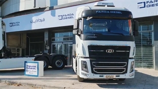 رونمایی از کامیون های کشنده شرکت فردا دیزل