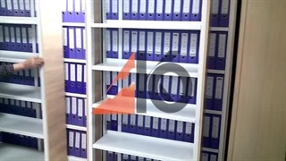 نمونه عملکرد کمد بایگانی ریلی کشویی