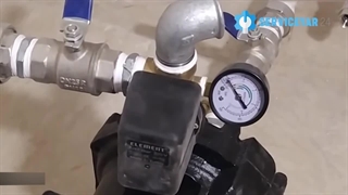 نصب پمپ آب با مخزن