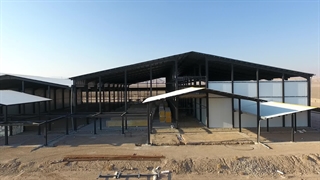 نمایی از پروژه سوله صنعتی - مدرن پانل - modernpanel