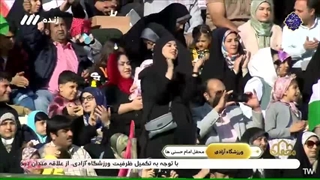 اجرای سرود میلاد امام حسن مجتبی(ع) در ورزشگاه آزادی برنامه قرآنی محفل 1403