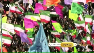 اجرای سرود امام علی(ع) حیدر حیدر در ورزشگاه آزادی برنامه قرآنی محفل 1403